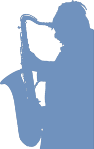 Saxophone-Player-Silhouette BLUED